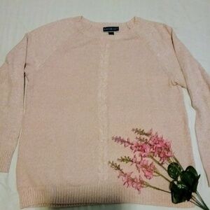 Women's pink casual sweater